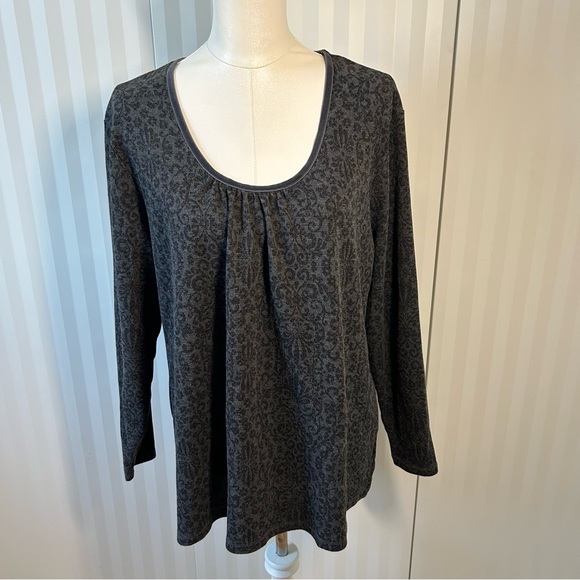 Just my Size JMS gray pattern light sweater Size 3X - Picture 1 of 8